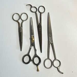 Scissors Lot Utopia Care Griffon Royal Brand‎ Hair Shears 4pc Mixed Brands